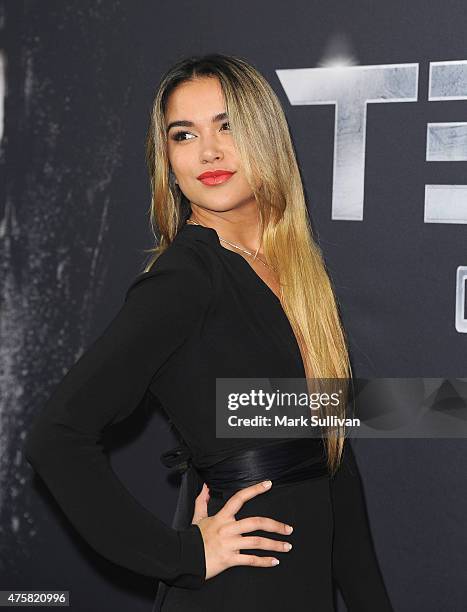 Fely Irvine attends the Australia Screening of 'Terminator Genisys' at the Event Cinemas on June 4, 2015 in Sydney, Australia.