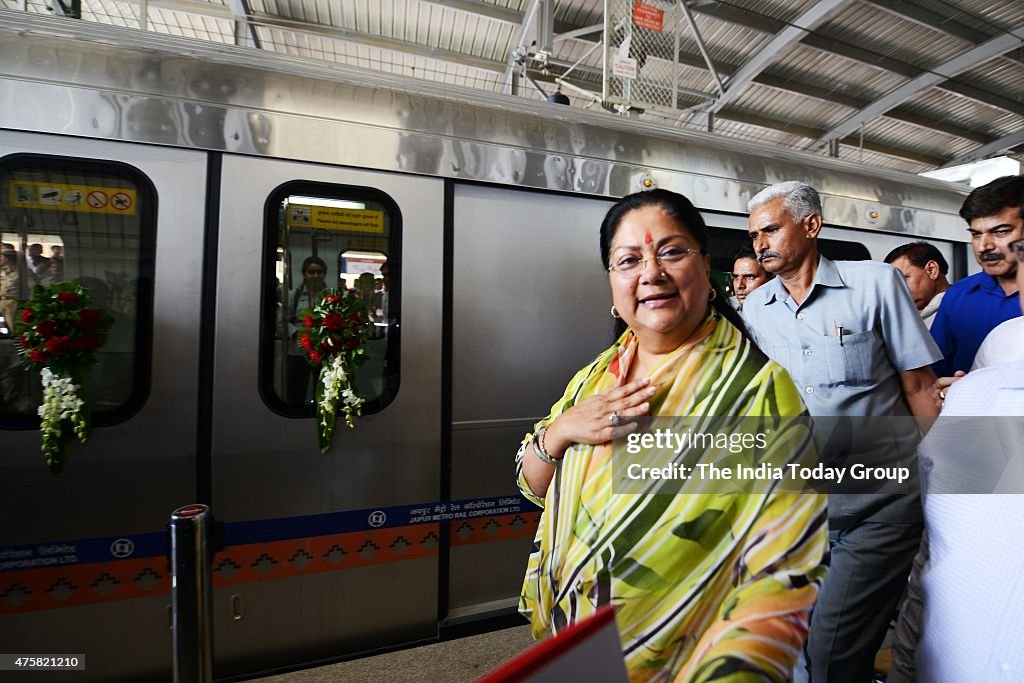 Inaugration of metro in Jaipur