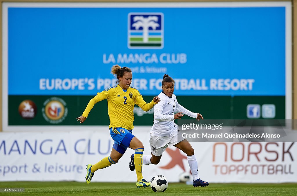 Under 23 Women's Four Nations Tournament: England v Sweden