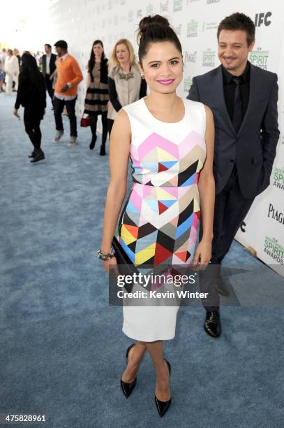 Actress Melonie Diaz attends the 2014 Film Independent Spirit Awards at Santa Monica Beach on March 1, 2014 in Santa Monica, California.