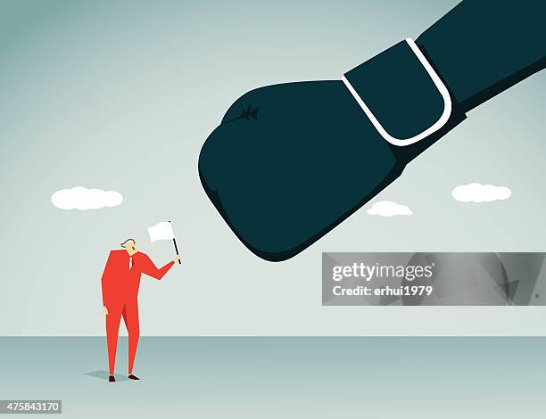 challenge-illustration - white flag stock illustrations