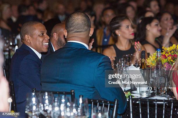 Jay Z attends the Canoche Benefit for the RC22 Foundation hosted by Robinson Cano at the Paramount Theatre on June 3, 2015 in Seattle, Washington.
