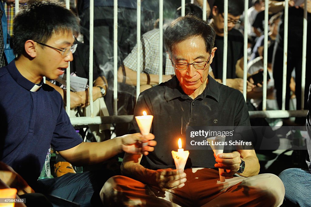 Vigil Held To Mark 26th Anniversary Of The 1989 Tiananmen Square Crackdown