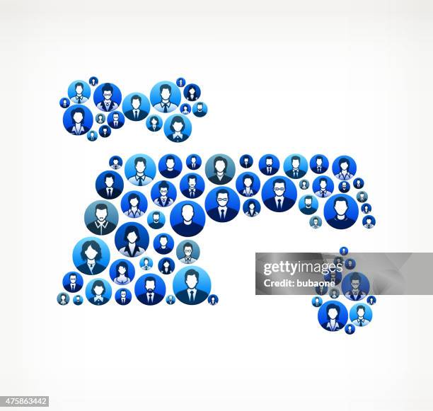 faucet business people faces finance and teamwork pattern. - kitchen sink stock illustrations