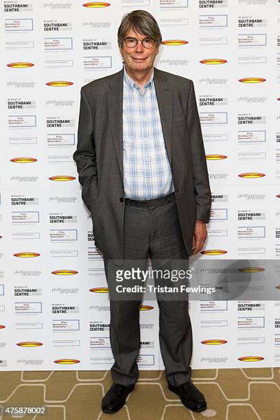 Nik Powell attends the Great British Cinema Concert hosted by the Film Distributors' Association at the Royal Festival Hall on June 4, 2015 in...