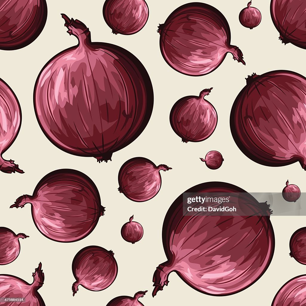 Pattern Onions Vector Seamless Vegetable Pattern Onions High-Res Vector Graphic - Getty Images
