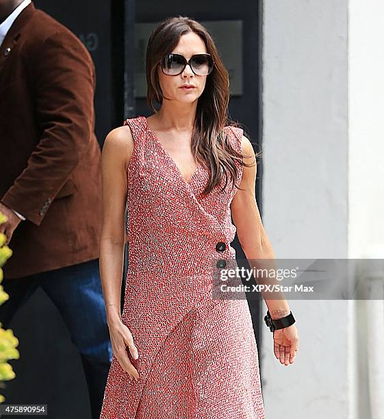 Victoria Beckham is seen on June 3, 2015 in New York City.