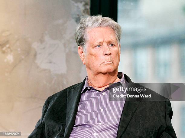 Brian Wilson discusses "Love and Mercy" at AOL Studios In New York on June 4, 2015 in New York City.