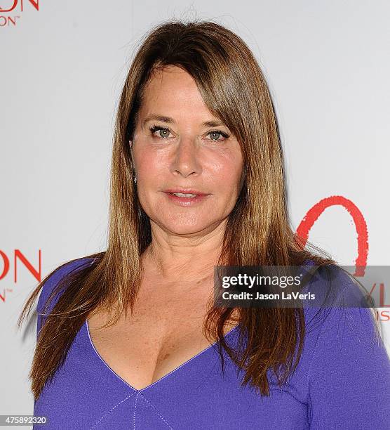 Actress Lorraine Bracco attends the Revlon celebration of achievements in cancer research at Four Seasons Hotel Los Angeles at Beverly Hills on June...