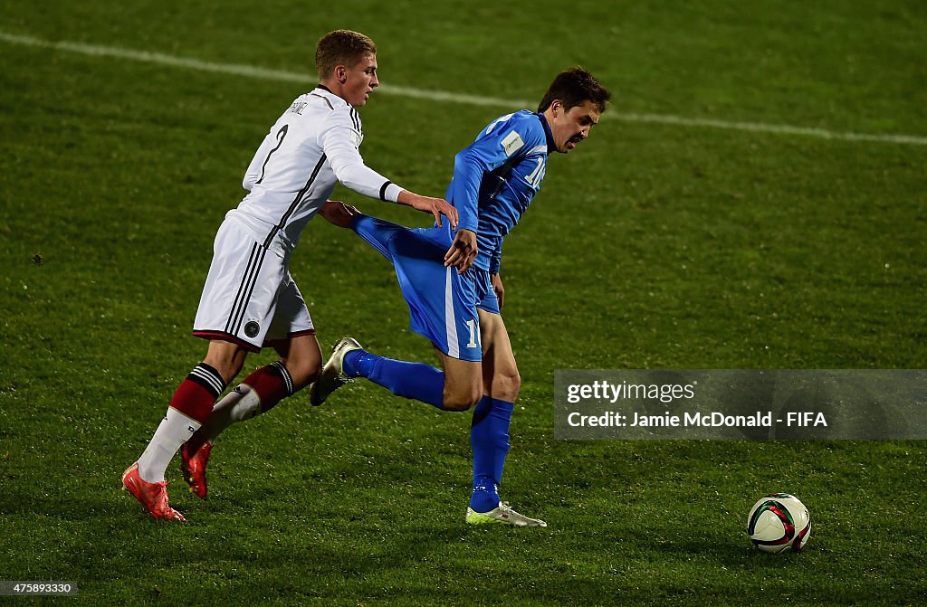 Germany  v Uzbekistan: Group F - FIFA U-20 World Cup New Zealand 2015