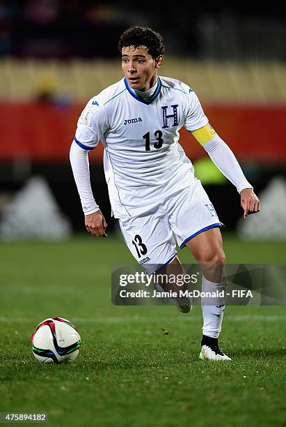 Jhow Benavidez of Honduras in action during the FIFA U-20 World Cup New Zealand 2015 Group F match between Honduras and Fiji at the Christchurch...