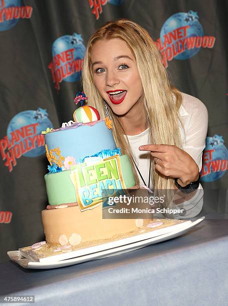 Actress Mollee Gray visits Planet Hollywood Times Square on June 4, 2015 in New York City.