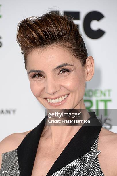 Actress Clotilde Courau attends the 2014 Film Independent Spirit Awards at Santa Monica Beach on March 1, 2014 in Santa Monica, California.