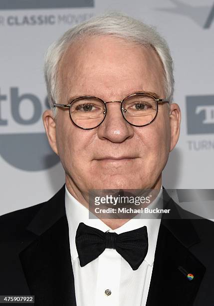 Honoree Steve Martin, winner of the AFi Life Achievement Award, poses backstage during the 2015 AFI Life Achievement Award Gala Tribute Honoring...