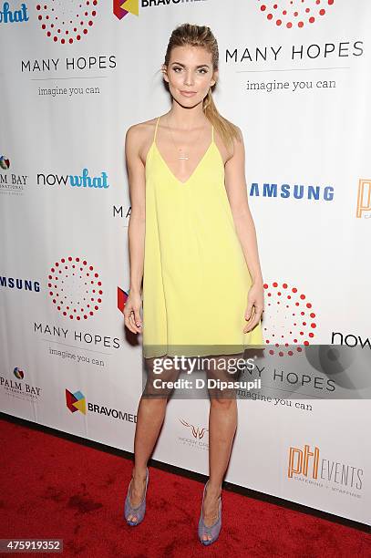 AnnaLynne McCord attends the 4th Annual Discover Many Hopes Gala at The Angel Orensanz Foundation on June 4, 2015 in New York City.