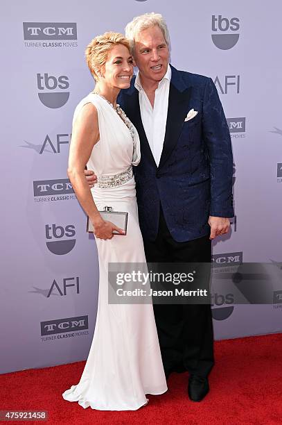 Kelly Kerrigan and AFI National Council founding member Robert H. Kerrigan attend the 2015 AFI Life Achievement Award Gala Tribute Honoring Steve...