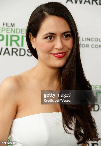 Director Lucy Mulloy attends the 2014 Film Independent Spirit Awards at Santa Monica Beach on March 1, 2014 in Santa Monica, California.