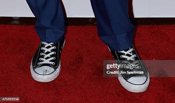 Actor Zachary Levi, shoe detail, attends the 4th Annual Discover Many Hopes Gala at The Angel Orensanz Foundation on June 4, 2015 in New York City.