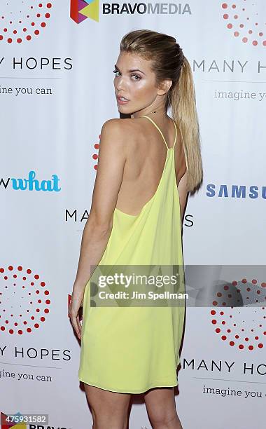 Actress AnnaLynne McCord attends the 4th Annual Discover Many Hopes Gala at The Angel Orensanz Foundation on June 4, 2015 in New York City.