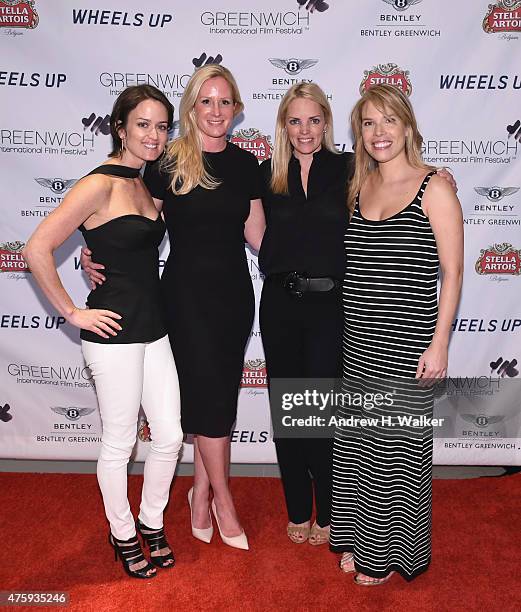 Wendy Stapleton Reyes, Colleen deVeer, Ginger Stickel and Carina Crain attend Greenwich Film Festival 2015 - Sports Guys On Sports Movies After Party...