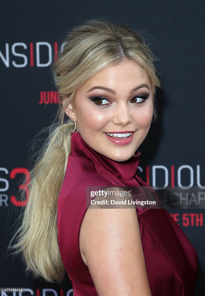 Premiere Of Focus Features' "Insidious: Chapter 3" - Arrivals