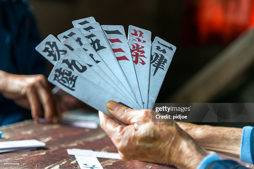 Cartão de jogo Chinês (dou di zhou)