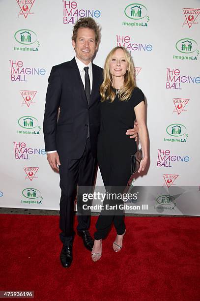 Actors James Tupper and Anne Heche attend The Imagine Ball at House of Blues Sunset Strip on June 4, 2015 in West Hollywood, California.