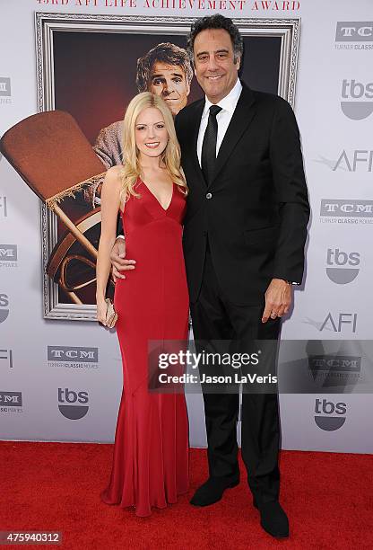 Actor Brad Garrett and IsaBeall Quella attend the 43rd AFI Life Achievement Award gala at Dolby Theatre on June 4, 2015 in Hollywood, California.