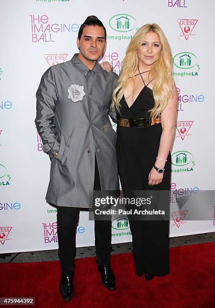 Actor Markus Molinari and his Guest Gabby Applegate attend the "Imagine Ball" benefiting Imagine LA at The House of Blues Sunset Strip on June 4,...