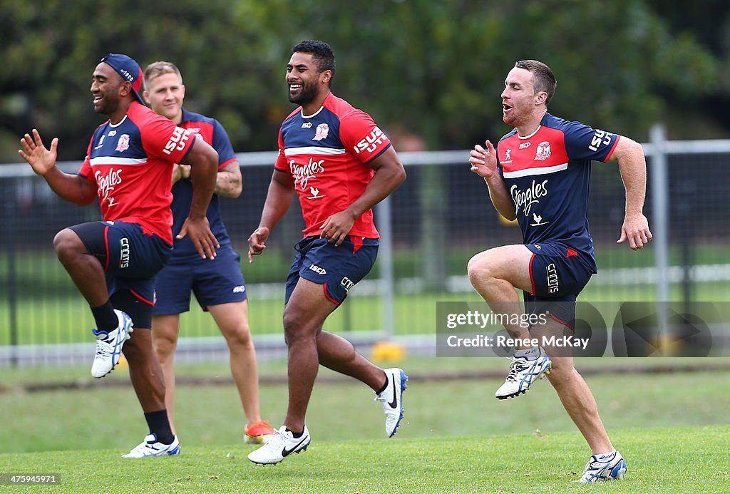 Sydney Roosters Training Session