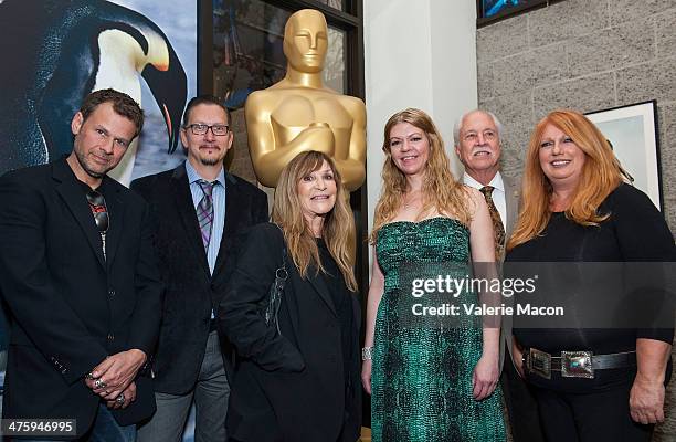 Joel Harlow, Stephen Prouty, Gloria Pasqua-Casny, Robin Mathews, Leonard Engelman and Adruitha Lee attend the 86th Annual Academy Awards Oscar Week...