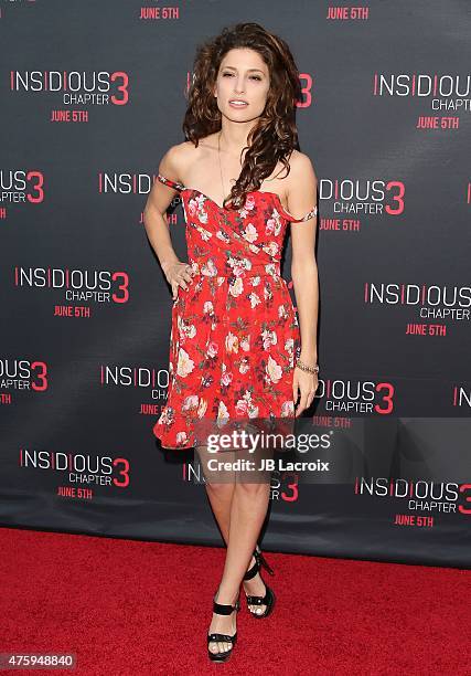 Tania Raymonde attends the "Insidious: Chapter 3" - Los Angeles Premiere held at TCL Chinese Theatre IMAX on June 4, 2015 in Hollywood, California.