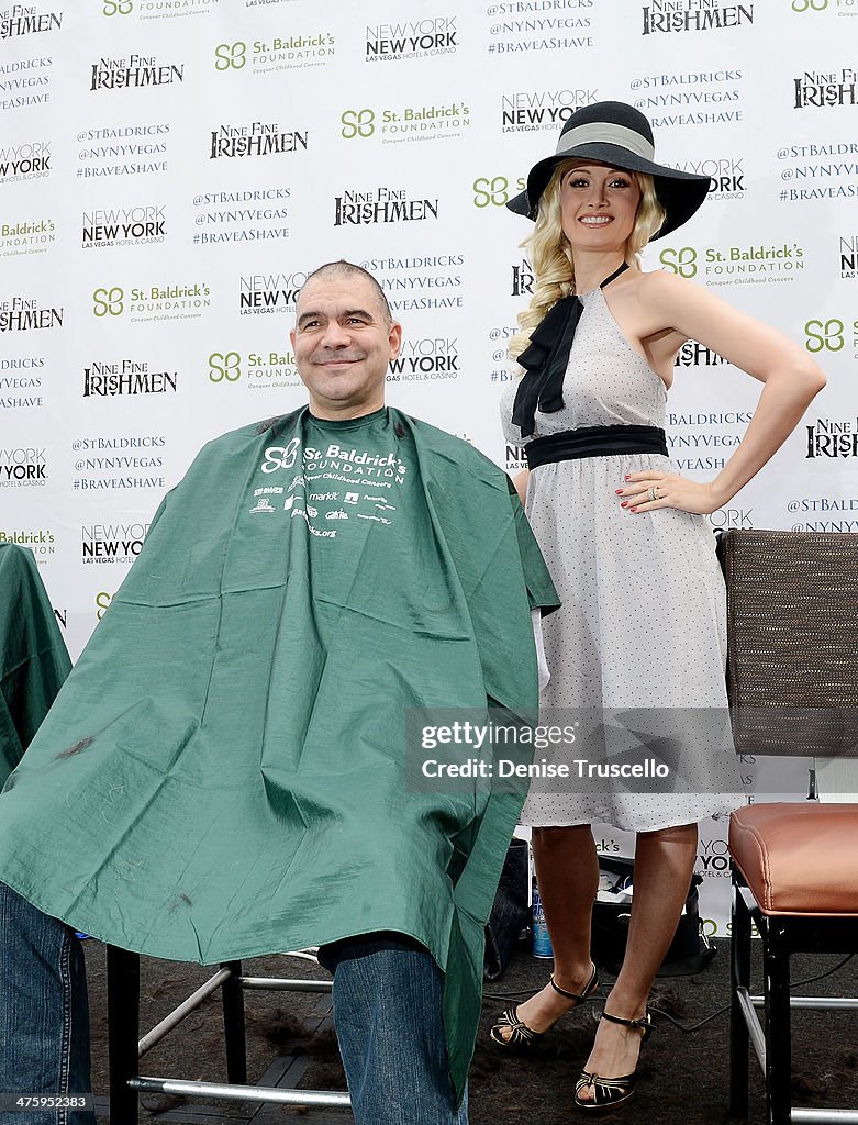 Holly Madison and John Katsilometes Support St Baldricks Day Celebration And Fundraiser For Childhood Cancer Research