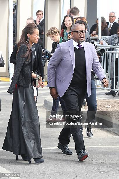 Forest Whitaker and Keisha Whitaker are seen arriving at the 2014 Film Independent Spirit Awards on March 01, 2014 in Los Angeles, California.