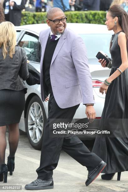 Forest Whitaker and Keisha Whitaker are seen arriving at the 2014 Film Independent Spirit Awards on March 01, 2014 in Los Angeles, California.