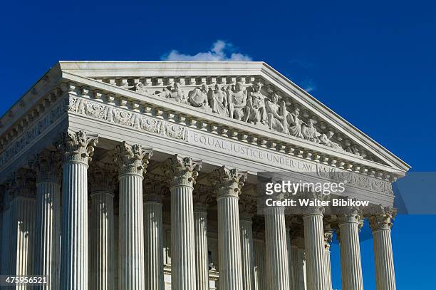 washington dc, us supreme court - us supreme court building stock pictures, royalty-free photos & images