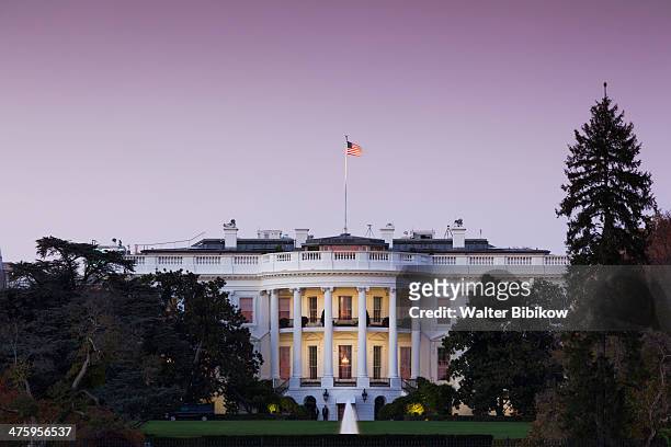 the white house - weißes haus stock-fotos und bilder