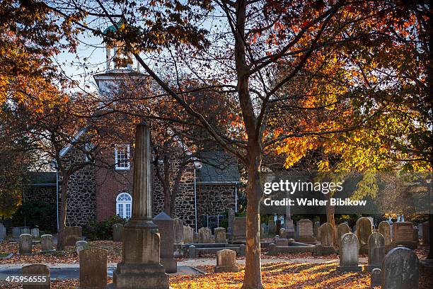 gloria dei old swedes episcopal church - wilmington delaware fotografías e imágenes de stock