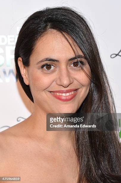 Screenwriter Lucy Mulloy attends the 2014 Film Independent Spirit Awards after party at The Bungalow on March 1, 2014 in Santa Monica, California.
