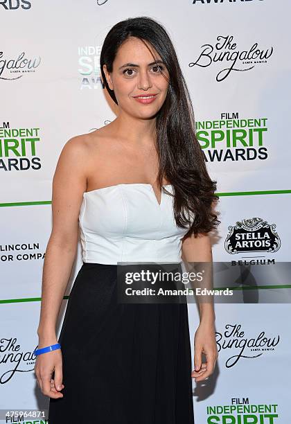 Director/screenwriter Lucy Mulloy attends the 2014 Film Independent Spirit Awards after party at The Bungalow on March 1, 2014 in Santa Monica,...