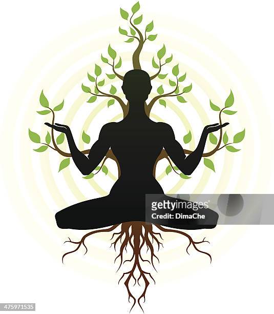 yoga - spirituality stock illustrations