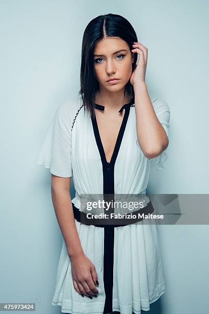 Actor Adele Exarchopoulos is photographed on May 15, 2015 in Cannes, France.