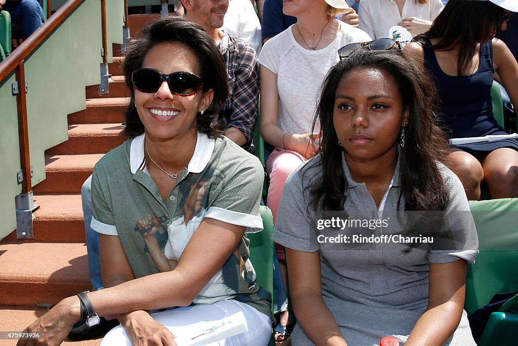 Celebrities At French Open 2015  - Day Thirteen