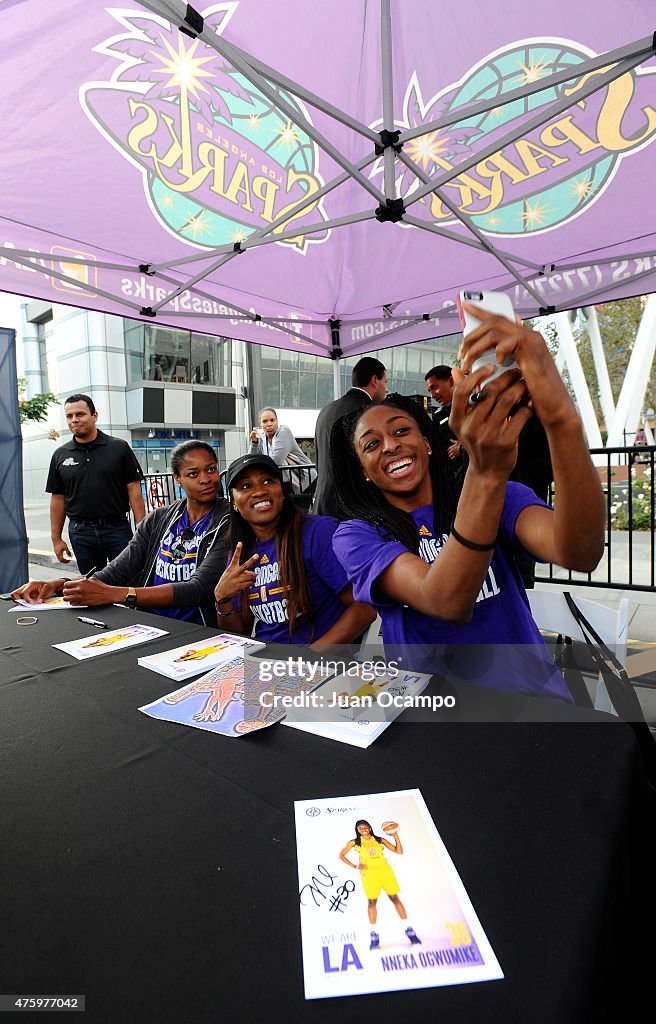 Los Angeles Sparks Block Party