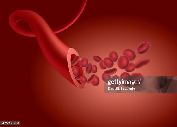 blood vessel - cell anemia stock illustrations