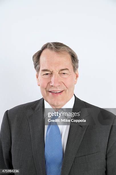 News anchor Charlie Rose poses for a portrait at The 74th Annual Peabody Awards Ceremony at Cipriani Wall Street on May 31, 2015 in New York City.