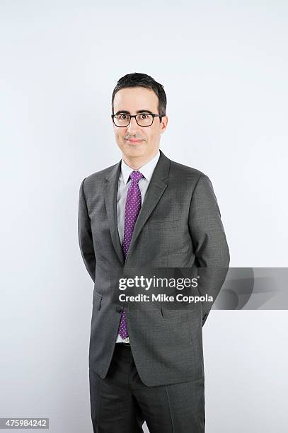 Comedian John Oliver poses for a portrait at The 74th Annual Peabody Awards Ceremony at Cipriani Wall Street on May 31, 2015 in New York City.