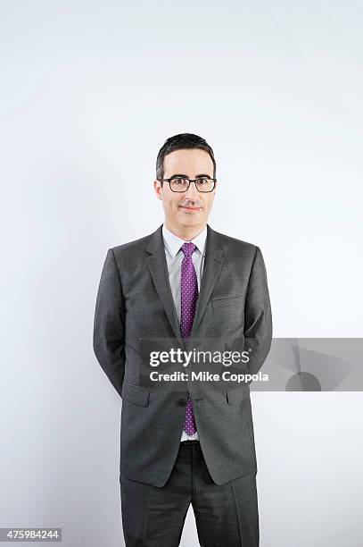 Comedian John Oliver poses for a portrait at The 74th Annual Peabody Awards Ceremony at Cipriani Wall Street on May 31, 2015 in New York City.