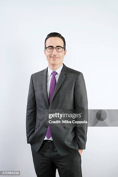 Comedian John Oliver poses for a portrait at The 74th Annual Peabody Awards Ceremony at Cipriani Wall Street on May 31, 2015 in New York City.