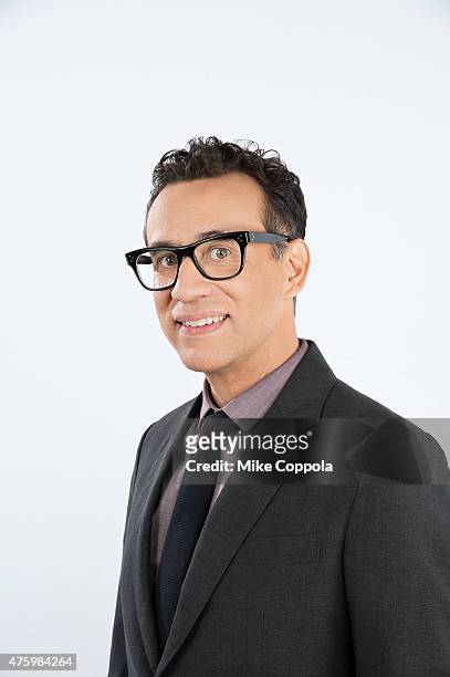 Comedian and actor Fred Armisen poses for a portrait at The 74th Annual Peabody Awards Ceremony at Cipriani Wall Street on May 31, 2015 in New York...